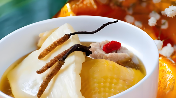 新鲜冬虫夏草配什么炖汤比较好？